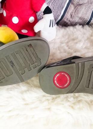 В'єтнамки fitflop. ортопедична устілка з амортизацією. шкіра.7 фото