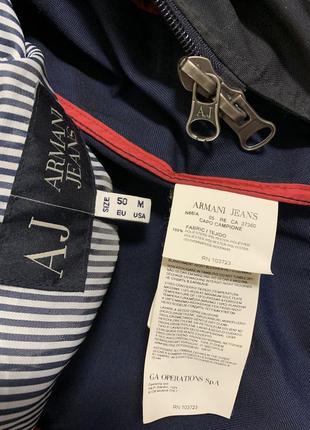 Armani jeans піджак-куртка вітровка ідеальна оригінал!7 фото