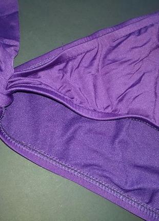 Насыщенные фиолетовые плавки на завязках низ от купальника3 фото