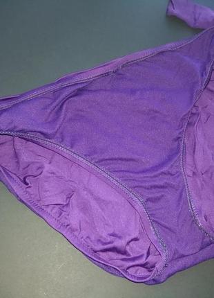Насыщенные фиолетовые плавки на завязках низ от купальника5 фото