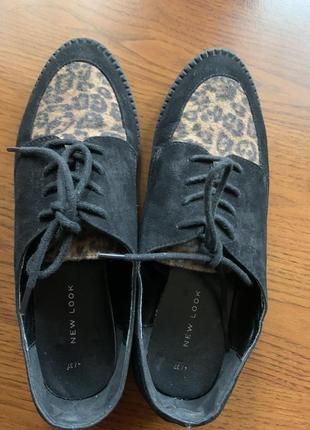 Оксфорды туфли на шнурках