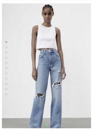 Джинси zara wide leg