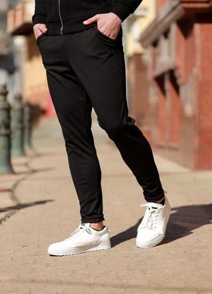 Мужские черные брюки классика2 фото