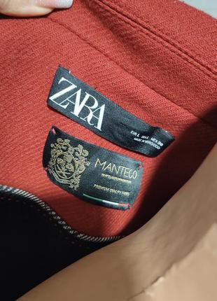 Знижка!!! до 30 листопада!пальто zara manteco premium quality, р-р l.8 фото