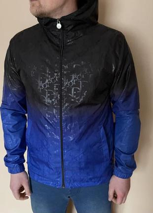 Куртка вітровка christian dior monogram windbreaker jacket
