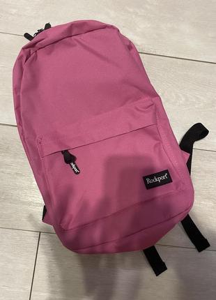 Рюкзак rockport zip edge backpack розовый1 фото