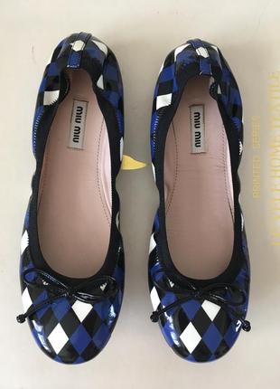 Miu miu балетки оригінал p37,5-38