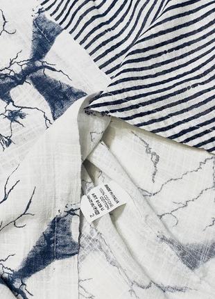 Красивая коттоновая блуза оверсайз от итальянского бренда silletts 👗 размер 52-54 💥5 фото