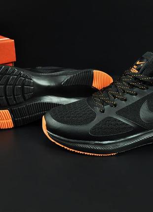 Чоловічі кросівки running guide чорні з оранжевим 41-45р1 фото