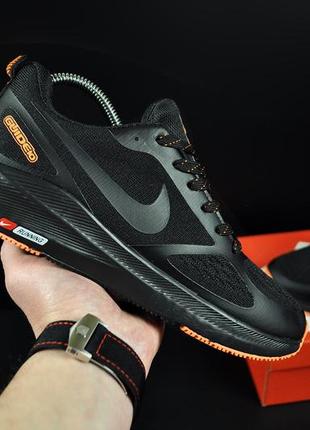 Чоловічі кросівки running guide чорні з оранжевим 41-45р3 фото