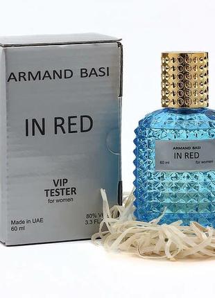 Armand basi in red tester vip, жіночий, 60 мл