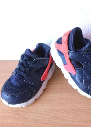 Крутые лёгкие дышащие кроссовки nike huarache 22 р. стелька 13,6 см8 фото