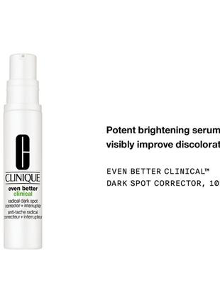 Сироватка для обличчя
clinique even better clinical dark spot corrector + interrupter