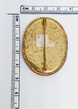 Вінтажна порцелянова брошка фрагонара fragonard з великобританії.6 фото