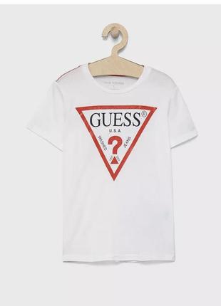 Белая футболка детская guess оригинал