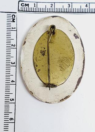 Вінтажна порцелянова брошка фрагонара fragonard з великобританії.7 фото