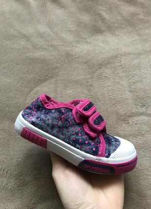 Новые детские кеды на липучках