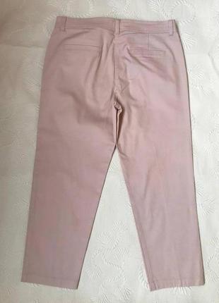 Світло-рожеві укорочені штани5 фото
