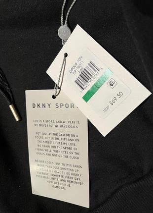 Чёрная кофта худи  свитшот dkny, p. l5 фото