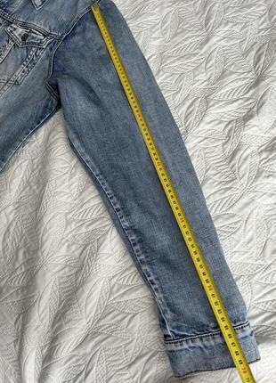 Стильная джинсовая куртка. мужская джинсовая куртка xl. классическая джинсовая куртка5 фото