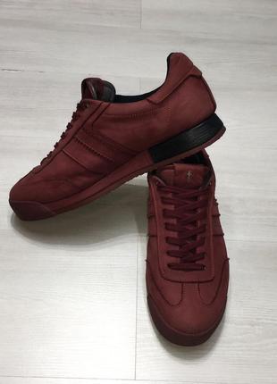 Premium 4us брендовые мужские кэжуал кроссовки нубук типа bally santoni