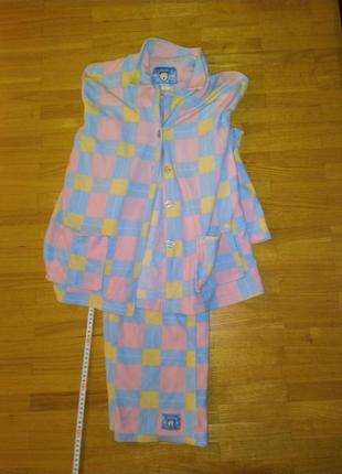 Женская пижама, теплая, размер m, приятный материал, состояние отличное2 фото