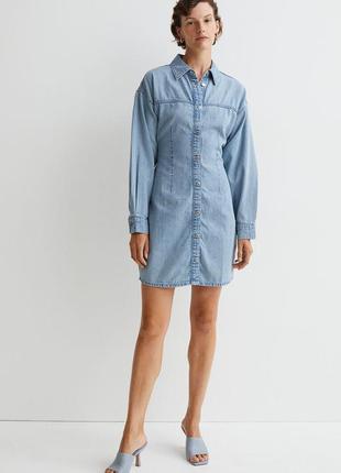 Джинсова сукня h&m
