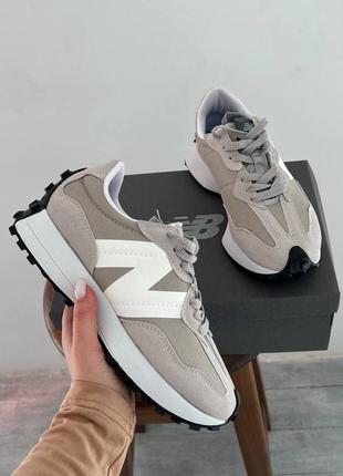 Жіночі кросівки new balance 327 grey v2 / smb1 фото