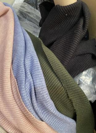 Ткань ангола вязкая черная