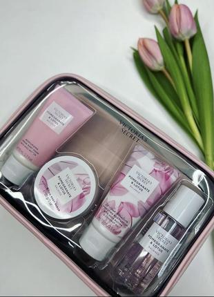 Подарочный набор the balance starter kit pomegranate & lotus от victoria’s secret