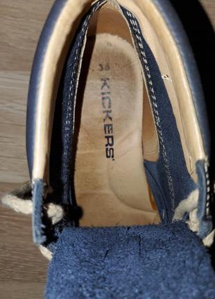 Туфлі, черевики шкіра від kickers франція бренд4 фото