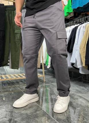 Трендовые мужские брюки/брюки карго 3-кольора.новинка1 фото
