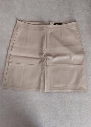 Кожаная юбка