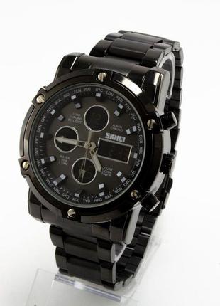 Годинник чоловічий наручний skmei 1389 (скмеи) чорний (код: 15340)