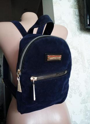 Городской рюкзак синего цвета tommy hilfiger1 фото