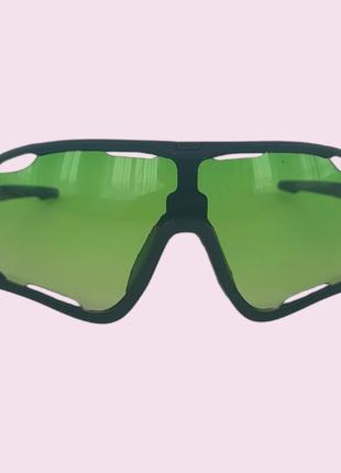 Сонцезахисні окуляри спортивні окуляри колір чорний