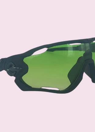 Солнцезащитные очки спортивные очки цвет черный2 фото