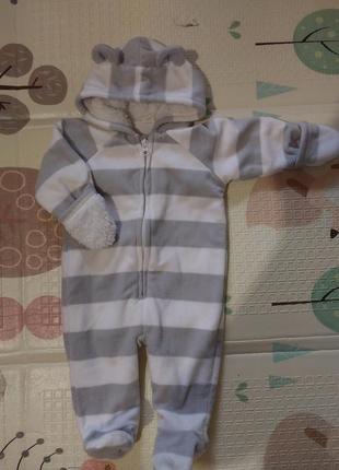 Теплий флісовий чоловічок,  комбінезон