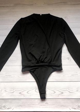Чёрный боди на запах м