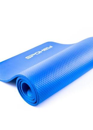 Килимок для йоги та фітнесу spokey softmat 921000, синій