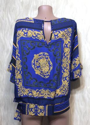 Блуза свободного кроя в принт орнамент dorothy perkins , р.50-52"4 фото