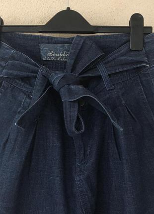 Брюки штаны мом бананы с поясом bershka,36р.