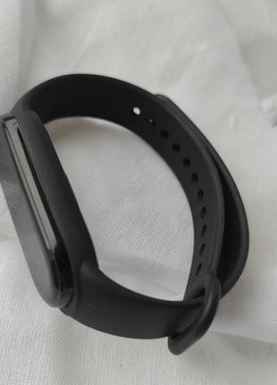 Смартгодинник m7 розумний браслет спортивний фітнес-браслет пульсометр годинник чоловічий жіночий унісекс чорний сині9 фото