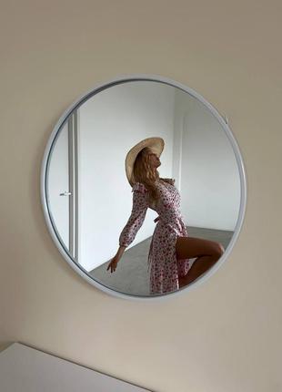 Женское платье на запах с цветочным принтом6 фото