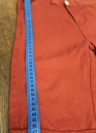 Стильные шорты кирпичного цвета3 фото