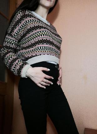 Супер крутой , олдскульный свитшот , укороченный