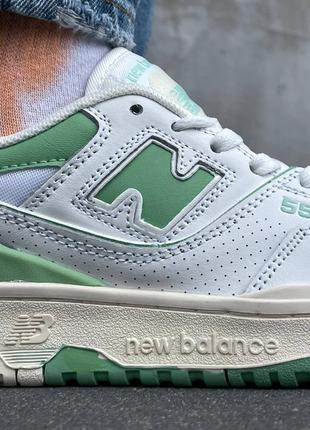 New balance 550 ‘white mint’10 фото