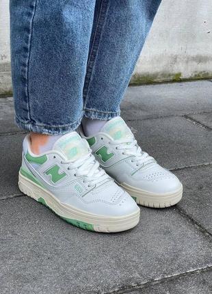 New balance 550 ‘white mint’3 фото