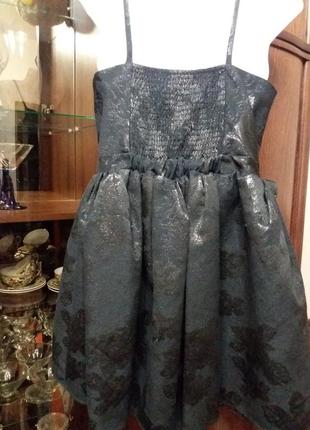 Сукня-george - з пишною спідницею і бантом -- на 12 13лет8 фото