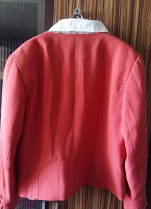 Стильный пиджак жакет коралл кежуал 48-50р.2 фото